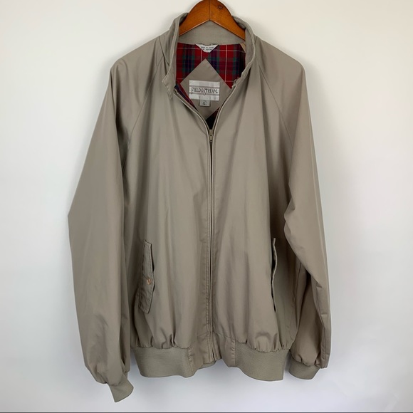 Field and Stream XLT Tall Khaki windbreaker. - Picture 1 of 6